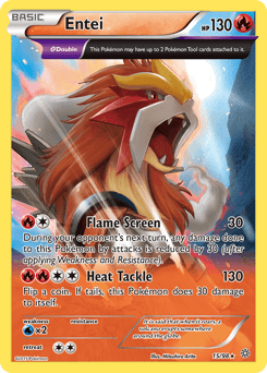 Entei Ancient Origins card