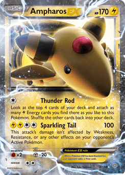 Ampharos-EX Ancient Origins card
