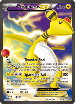 Ampharos-EX Ancient Origins card