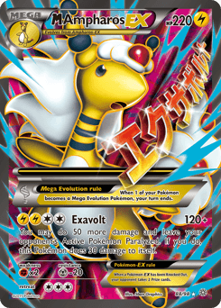 M Ampharos-EX Ancient Origins card