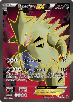 Tyranitar-EX Ancient Origins card