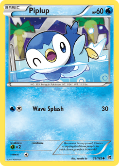 Piplup BREAKthrough card