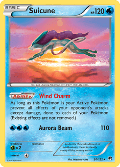 Suicune BREAKpoint card