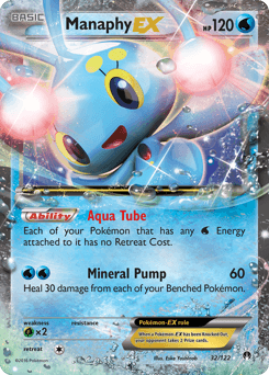 Manaphy-EX BREAKpoint card