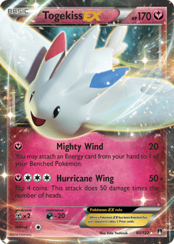 Togekiss-EX BREAKpoint card