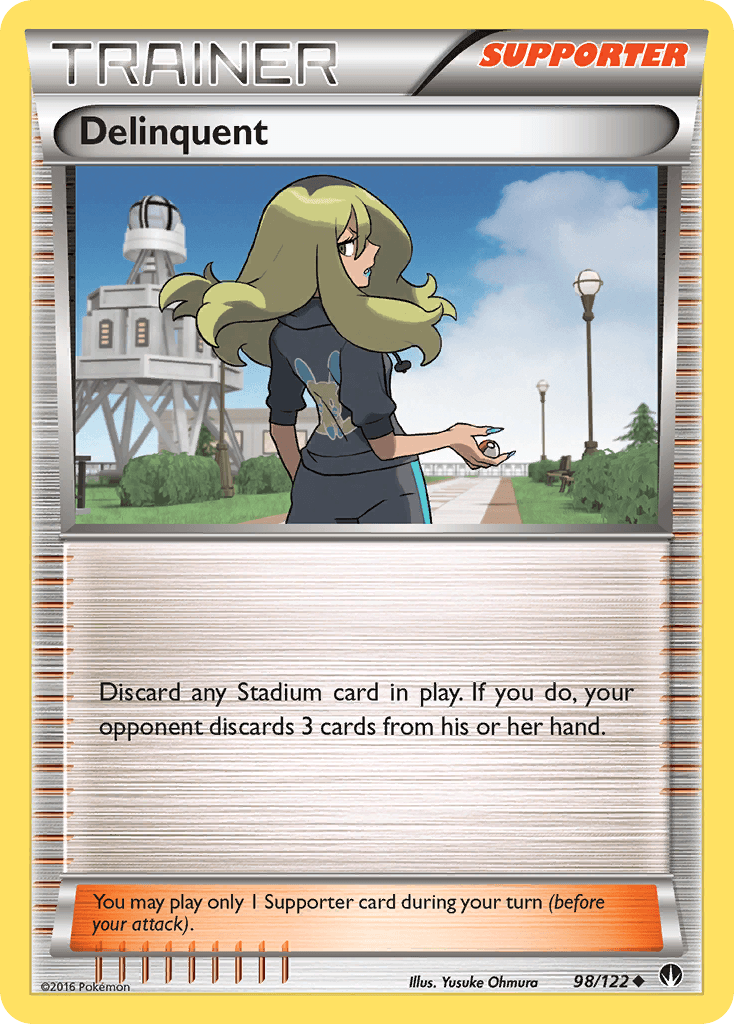 Delinquent BREAKpoint card