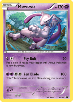 Mewtwo XY Black Star Promos card