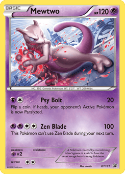 Mewtwo XY Black Star Promos card