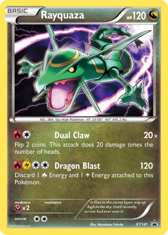 Rayquaza XY Black Star Promos card