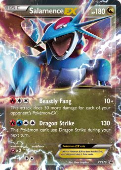 Salamence-EX XY Black Star Promos card