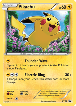 Pikachu XY Black Star Promos card
