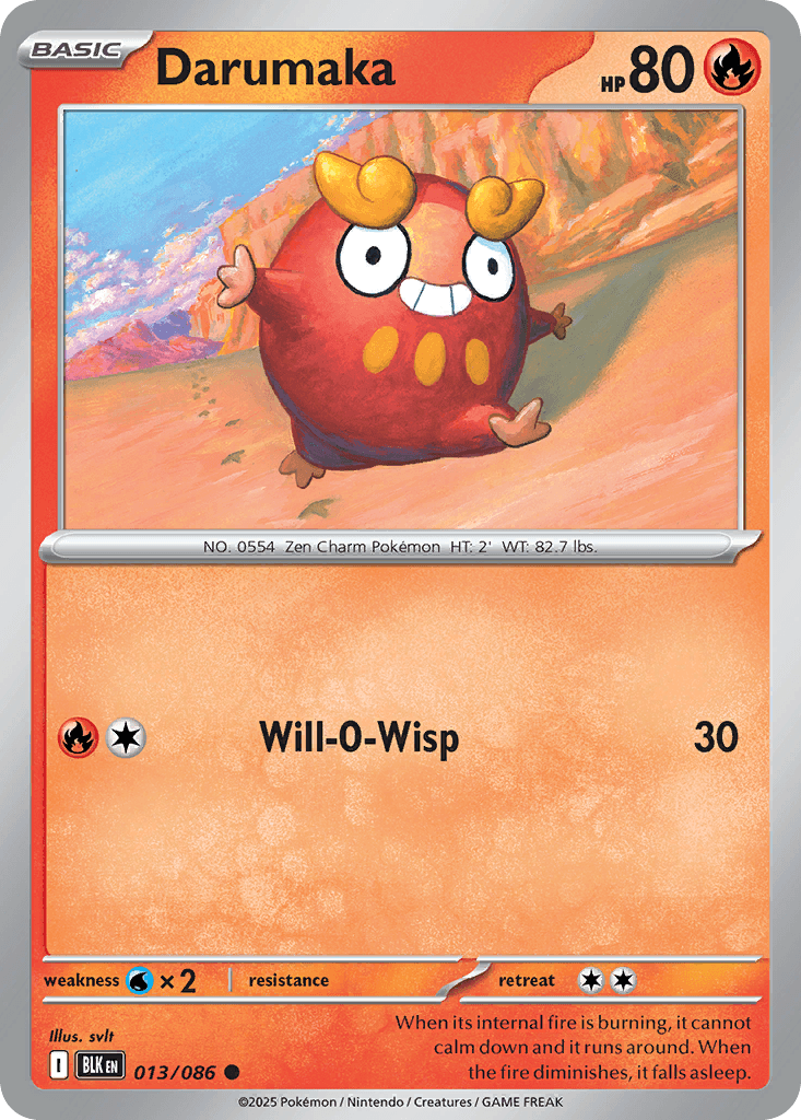 Darumaka Black Bolt card