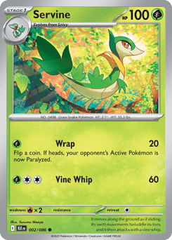 Servine Black Bolt card