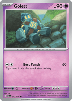 Golett Black Bolt card