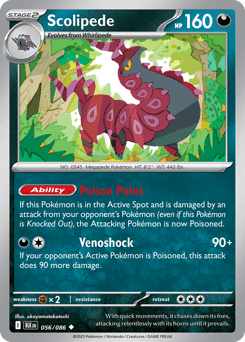 Scolipede Black Bolt card