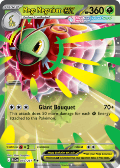 Mega Meganium ex Ascended Heroes card