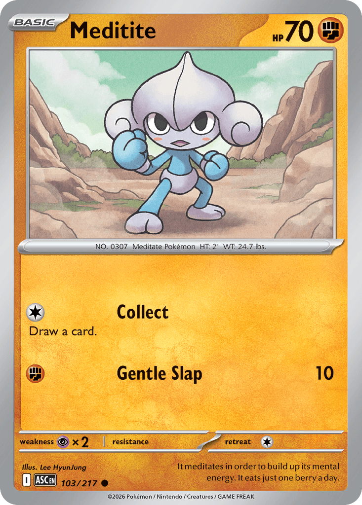 Meditite Ascended Heroes card