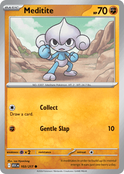 Meditite Ascended Heroes card