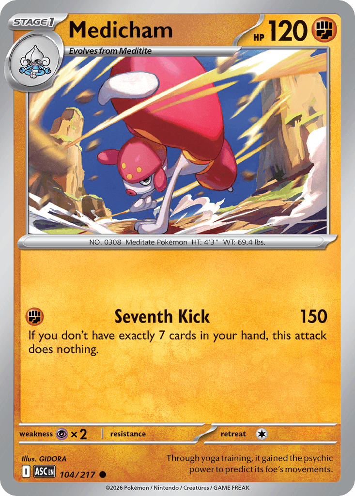 Medicham Ascended Heroes card