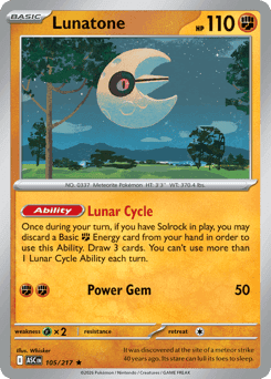 Lunatone Ascended Heroes card