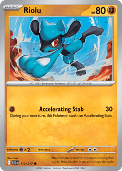 Riolu Ascended Heroes card