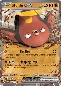 Stunfisk ex Ascended Heroes card
