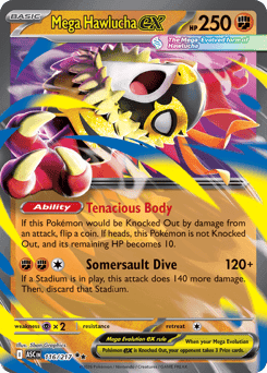 Mega Hawlucha ex Ascended Heroes card