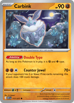 Carbink Ascended Heroes card