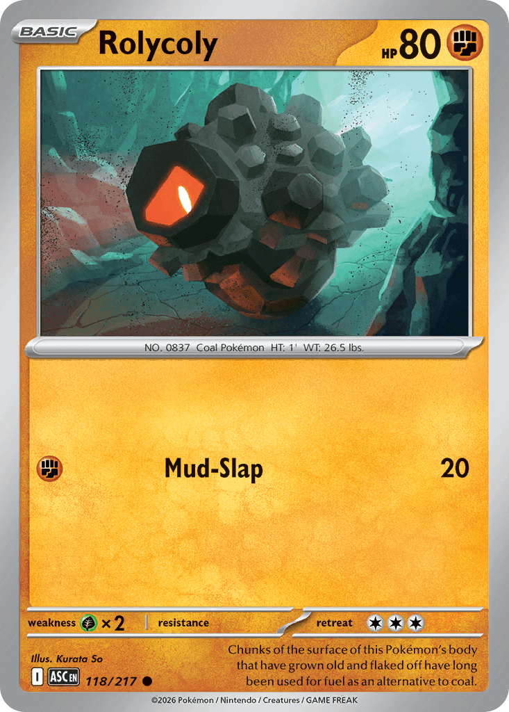 Rolycoly Ascended Heroes card