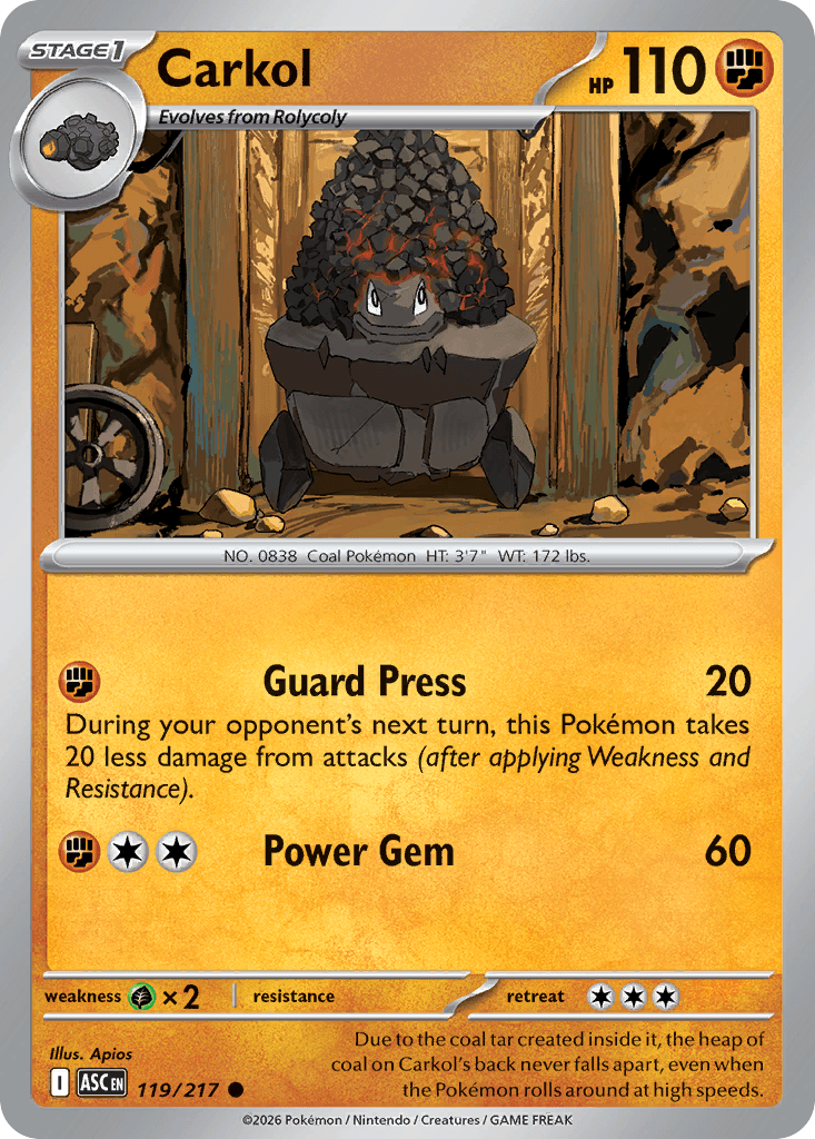 Carkol Ascended Heroes card