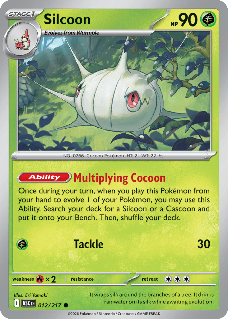 Silcoon Ascended Heroes card
