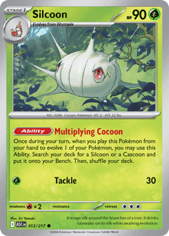 Silcoon Ascended Heroes card
