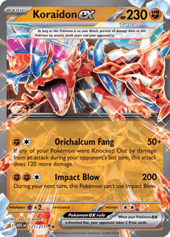 Koraidon ex Ascended Heroes card