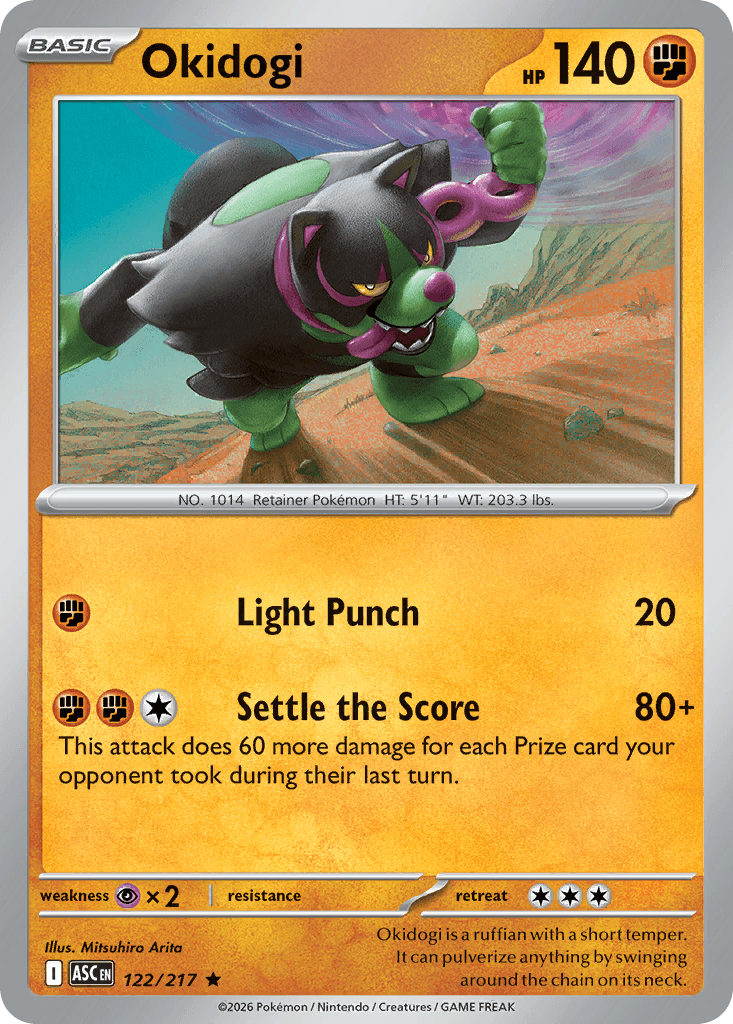 Okidogi Ascended Heroes card