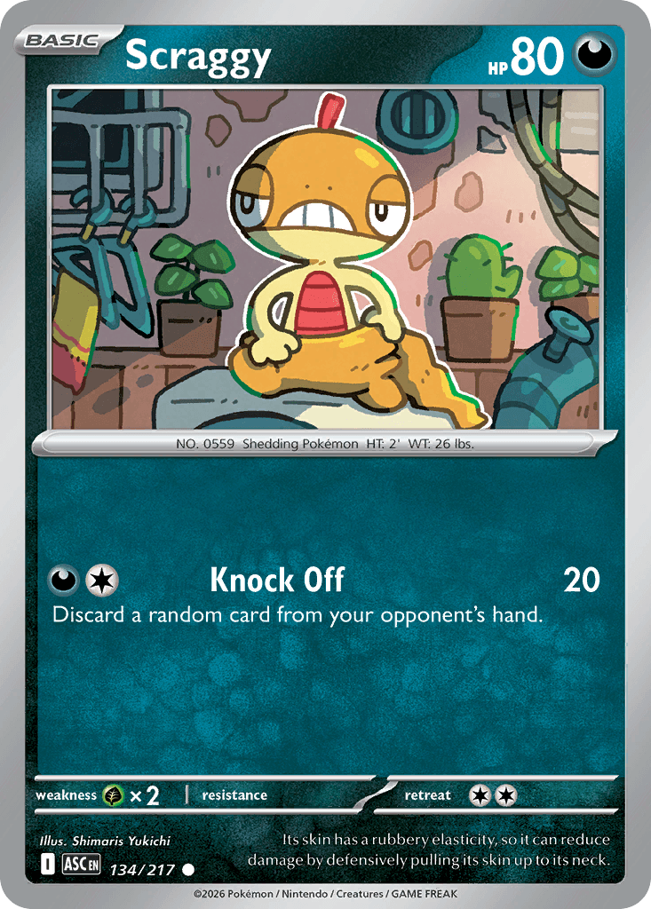 Scraggy Ascended Heroes card