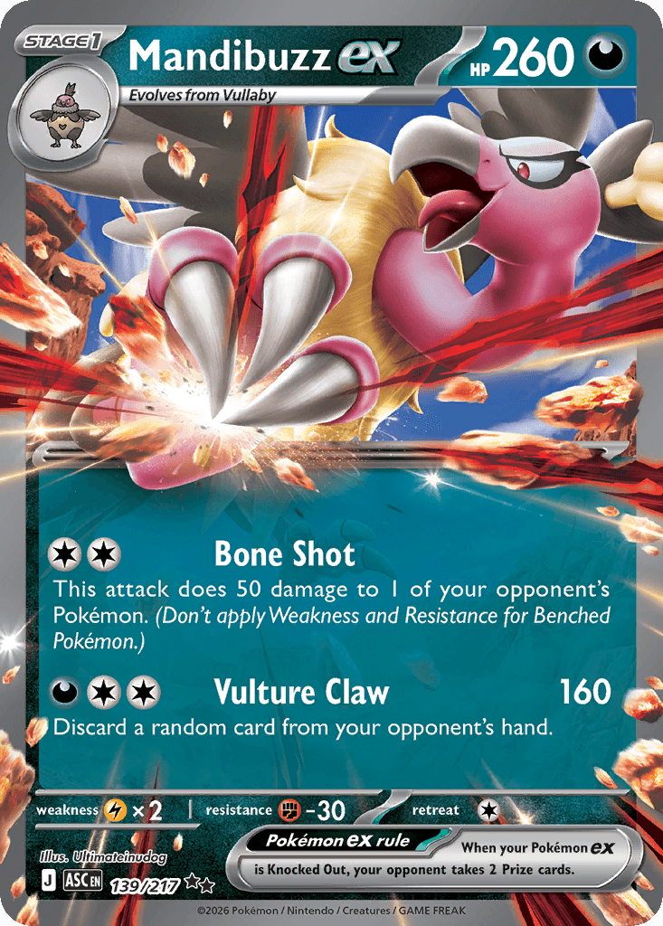 Mandibuzz ex Ascended Heroes card