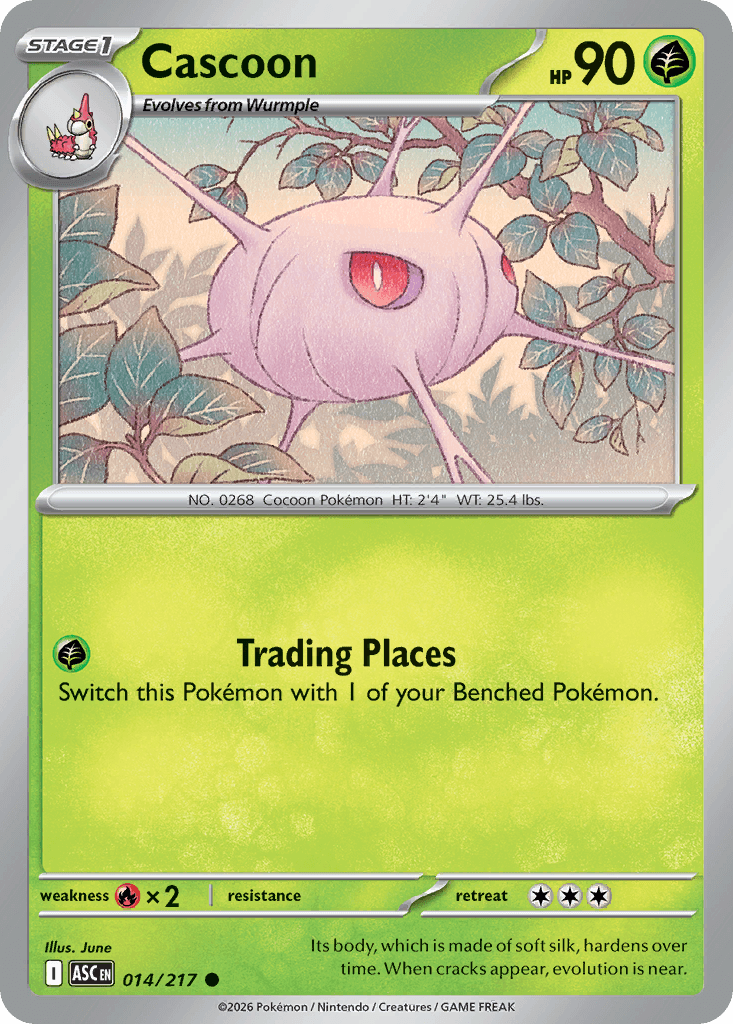 Cascoon Ascended Heroes card
