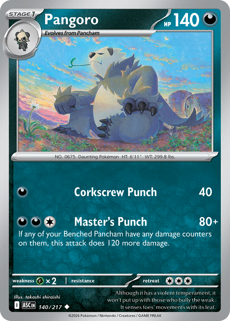 Pangoro Ascended Heroes card