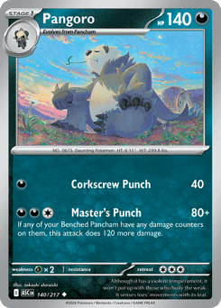 Pangoro Ascended Heroes card