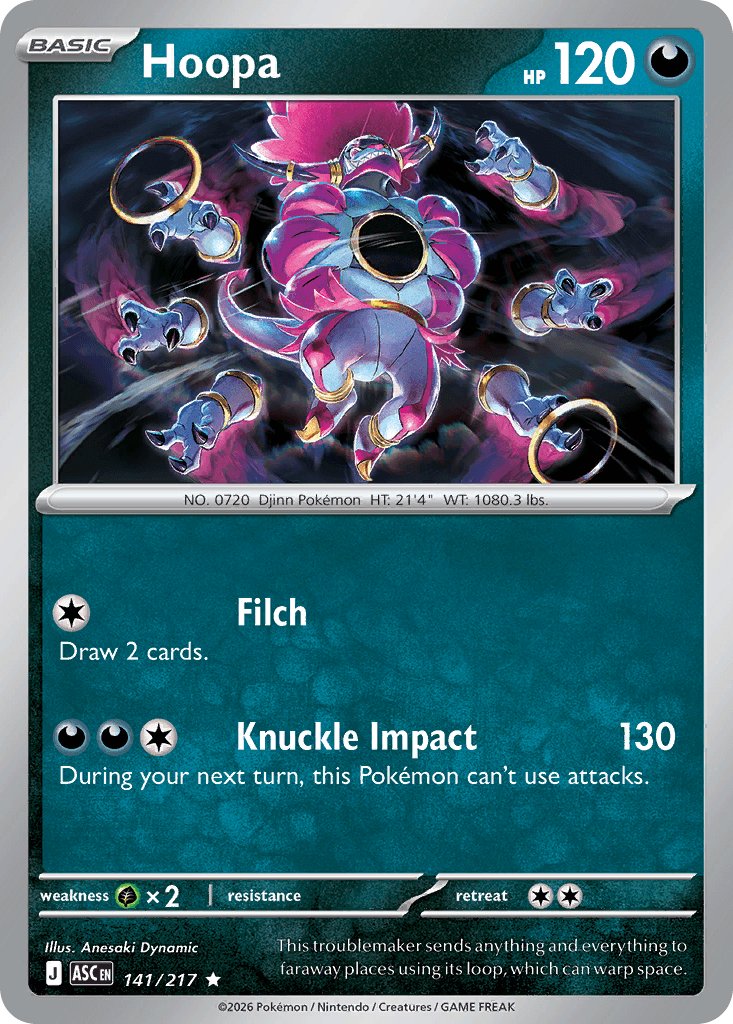 Hoopa Ascended Heroes card