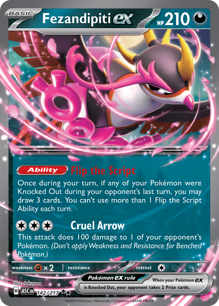 Fezandipiti ex Ascended Heroes card