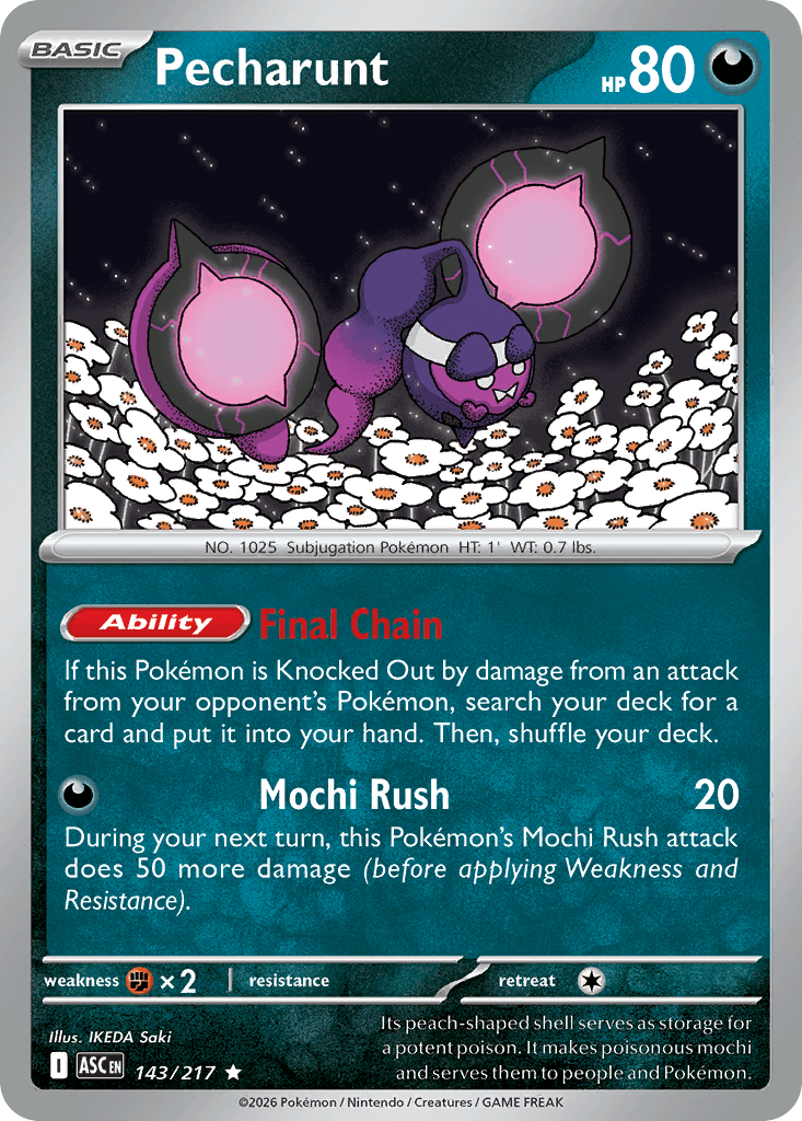 Pecharunt Ascended Heroes card
