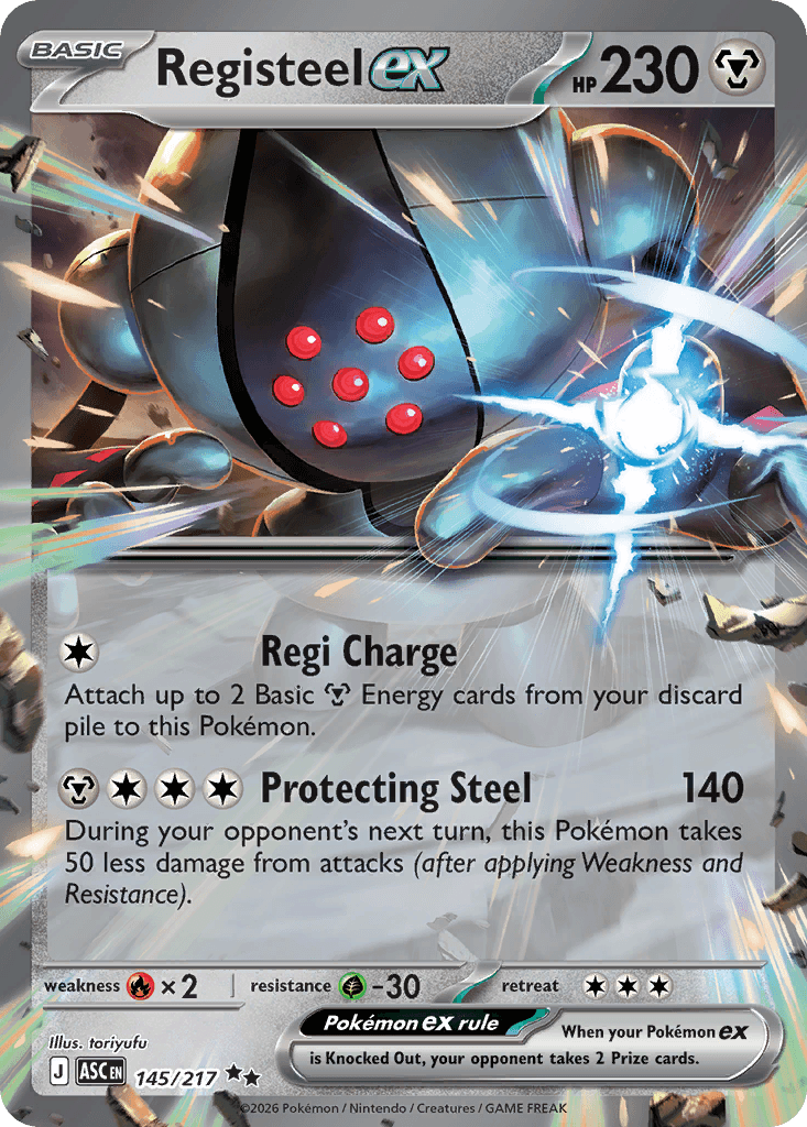 Registeel ex Ascended Heroes card