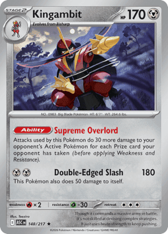 Kingambit Ascended Heroes card
