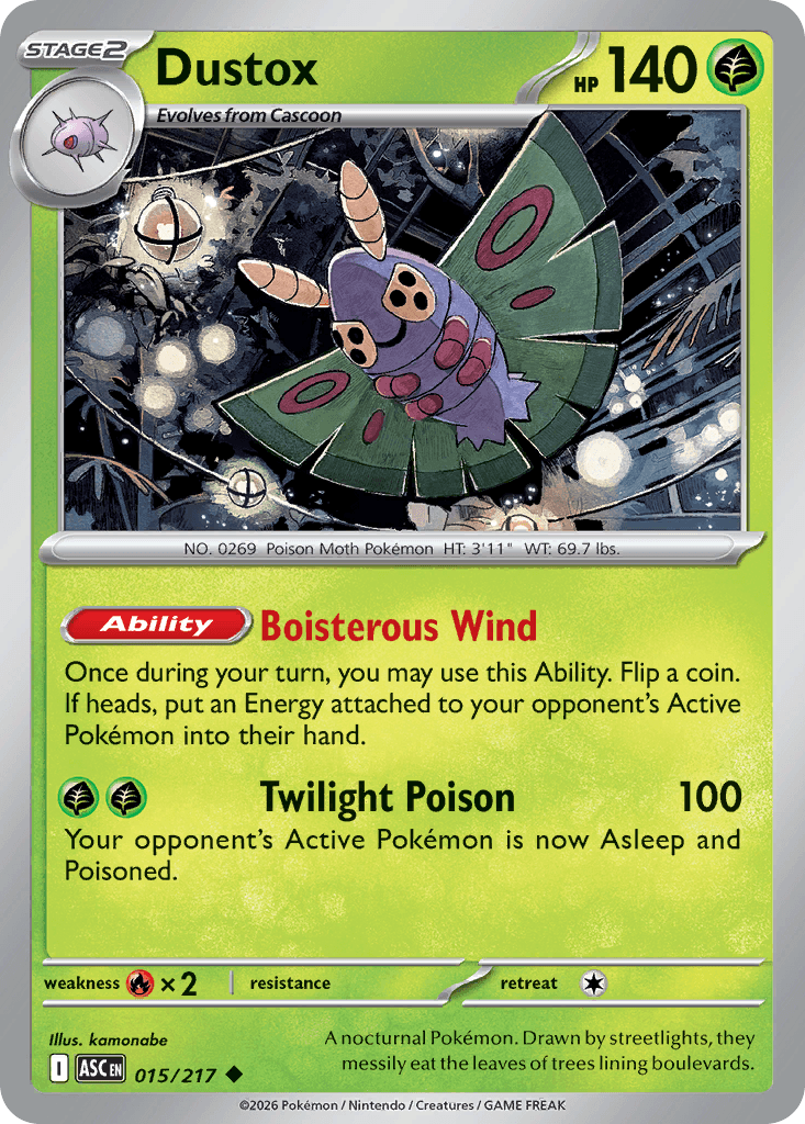 Dustox Ascended Heroes card
