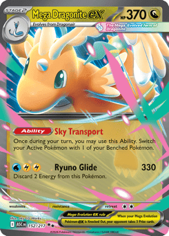 Mega Dragonite ex Ascended Heroes card