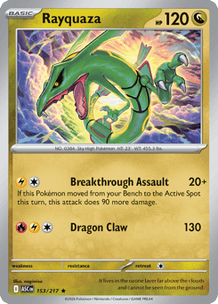Rayquaza Ascended Heroes card