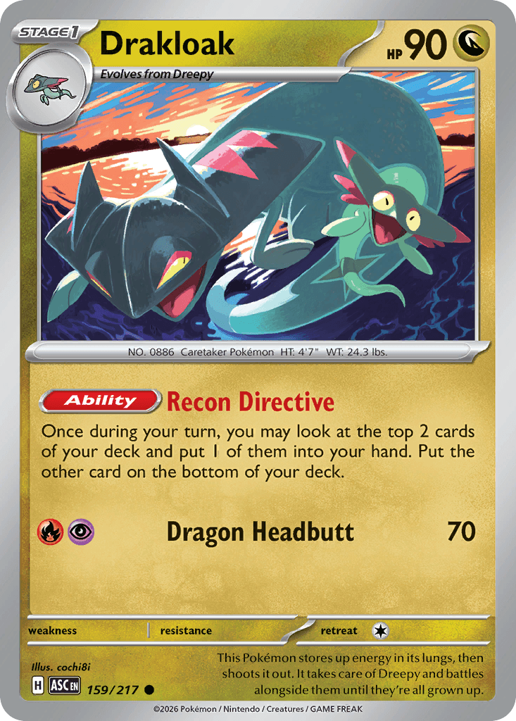 Drakloak Ascended Heroes card