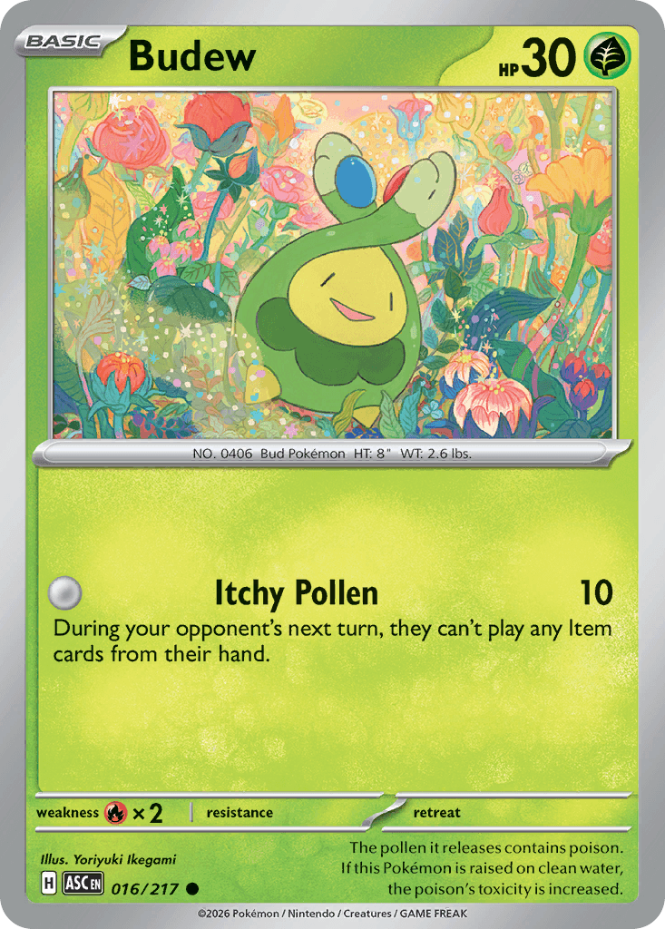 Budew Ascended Heroes card