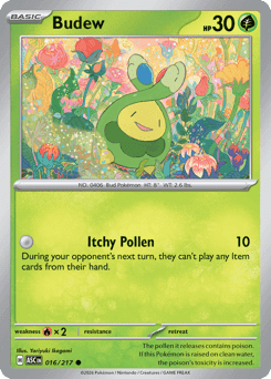Budew Ascended Heroes card